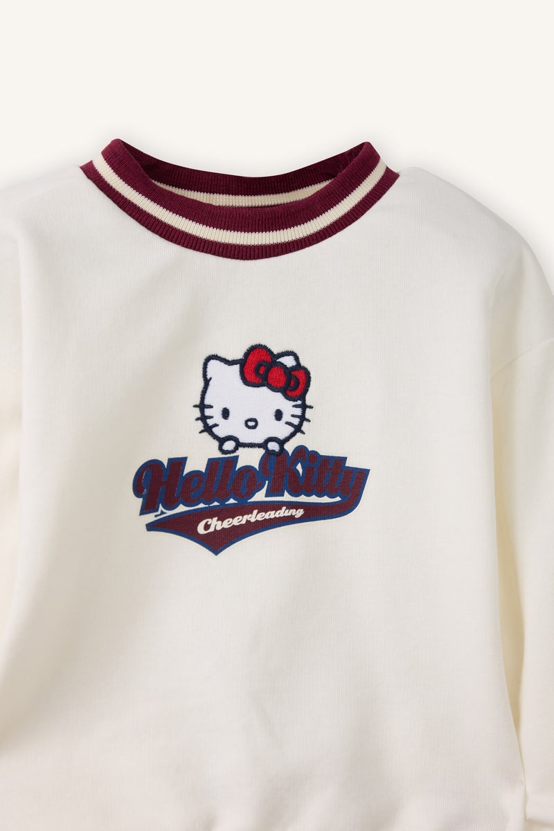 DeFacto Beige BabyGirl Baby Girl Hello Kitty 2 Piece Set Casual - Image 3